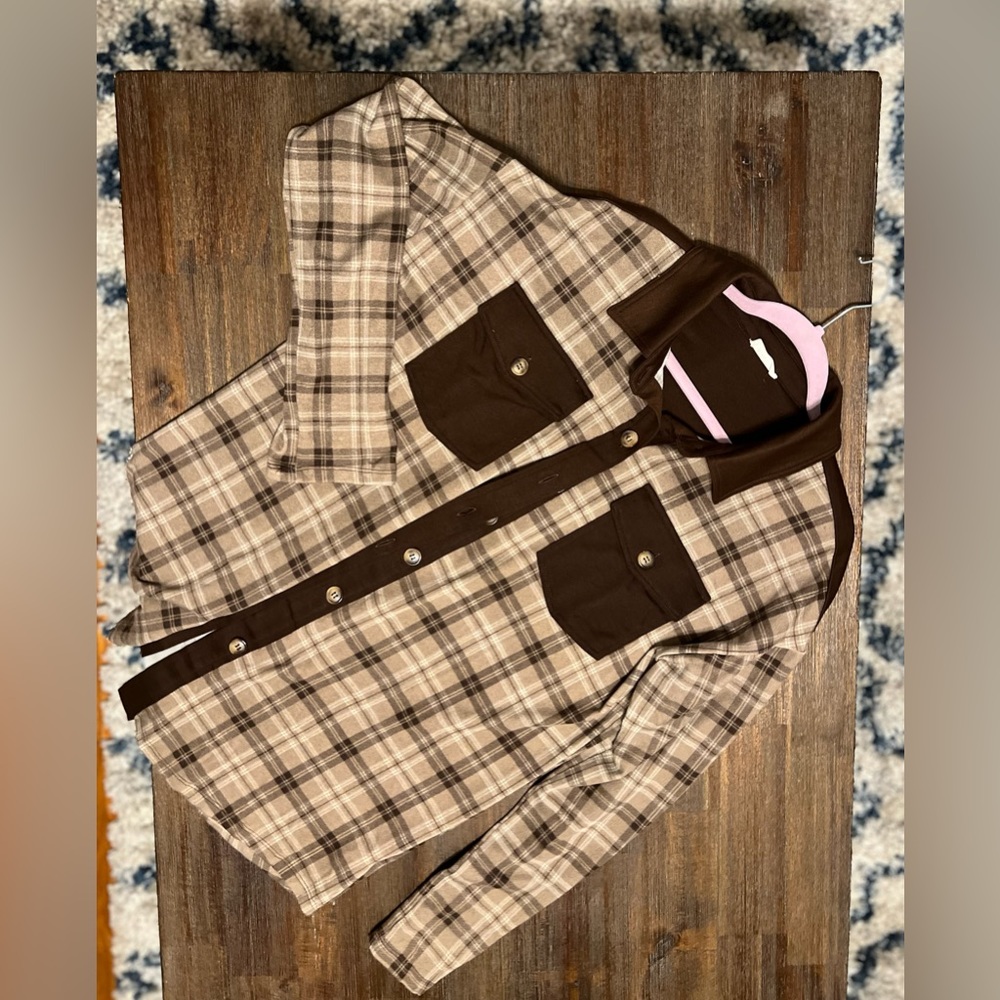 Softest Plaid Shacket 🤎
